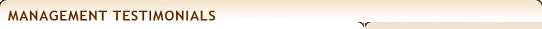 Management Testimonials