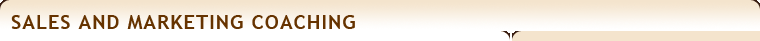 Sales and Marketing Coaching
